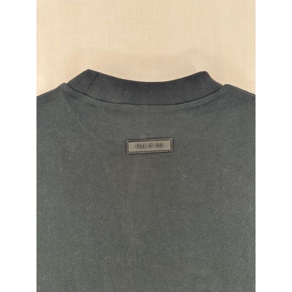 FEAR OF GOD ESSENTIALS Black Bonded T-Shirt - Picture 5 of 5
